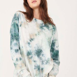 NWT Free People Washed Arden Tee / Marine Combo